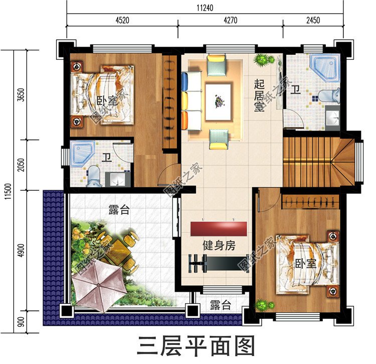 人气颇高的三层新中式别墅方案，五种户型，五种尺寸