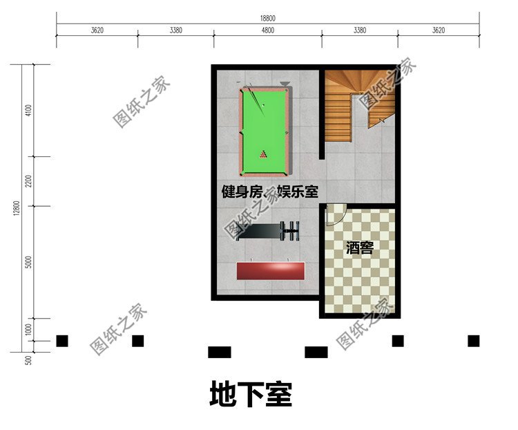 三层奢华欧式别墅图片及全套设计图，带地下室和车库