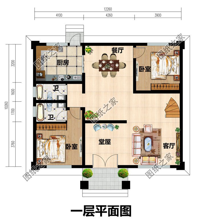 100平米20万左右欧式二层小别墅，多窗多阳台采光极好