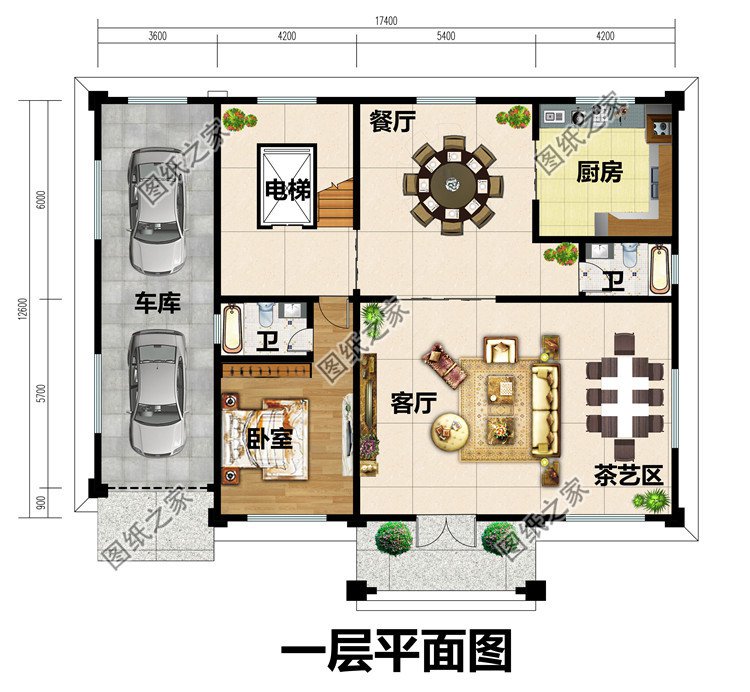 四层简单新农村房屋设计图纸