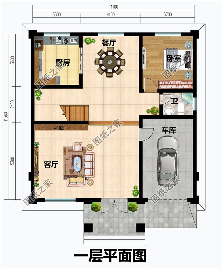 新农村三层豪华欧式别墅