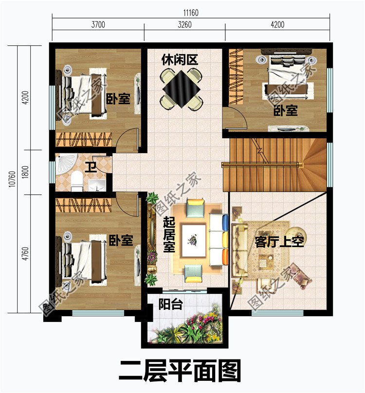 三层经典欧式乡间别墅效果图