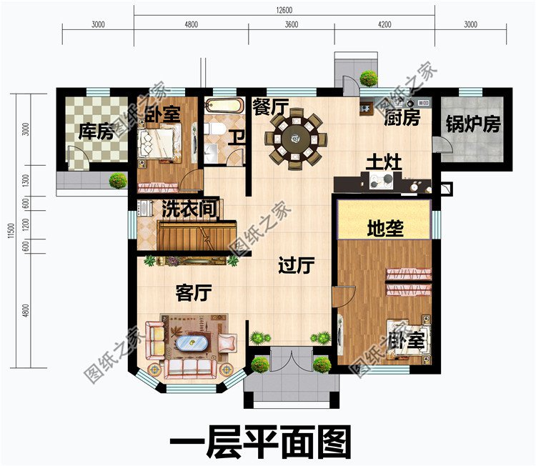 20万农村二层小洋楼设计图