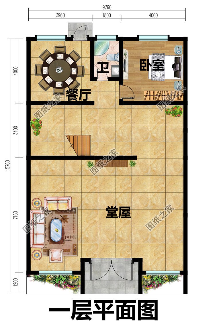 现代别墅设计图纸带效果图