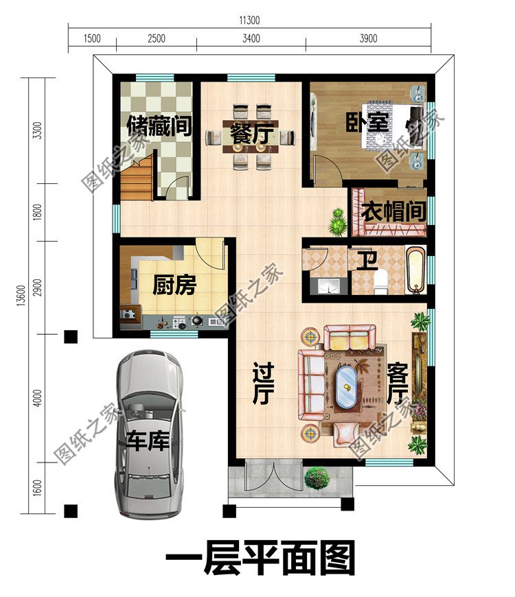 农村18万元二层小楼图