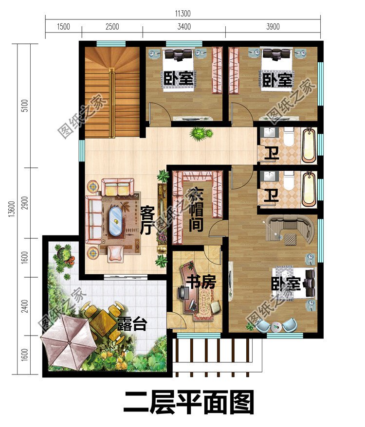 农村18万元二层小楼图