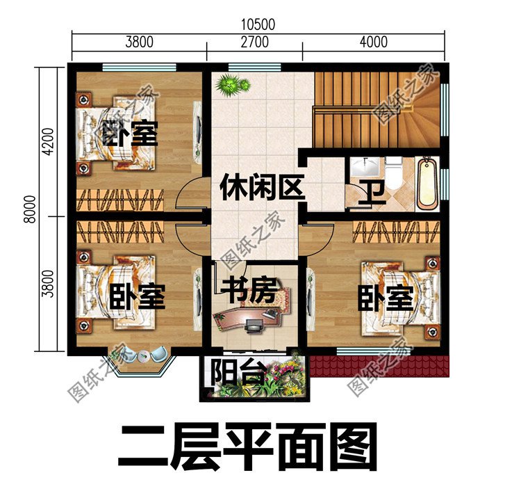 农村15万元二层小楼设计图