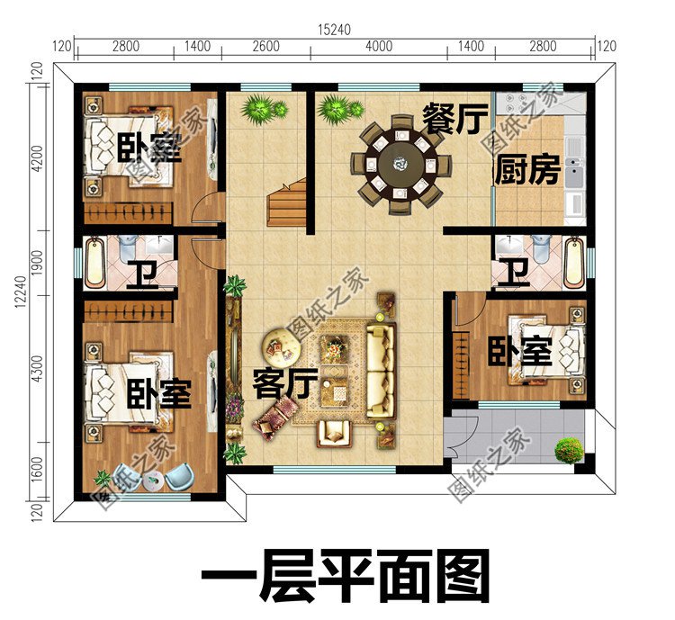 西班牙风格农村二层楼房设计图