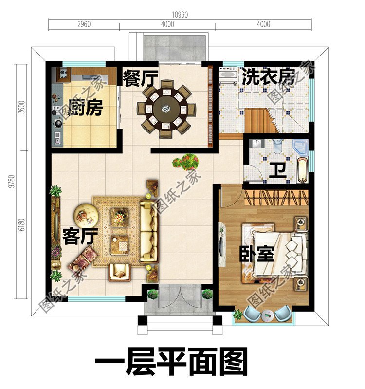 最新款农村三层自建房户型设计图