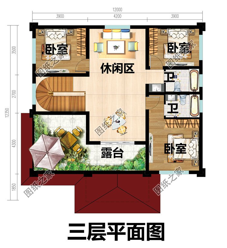 欧式漂亮农村三层自建房