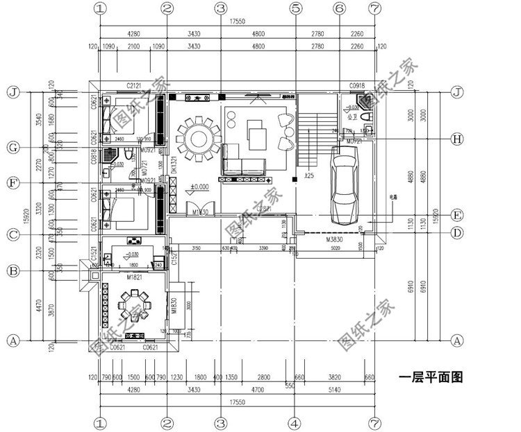 一层平面图