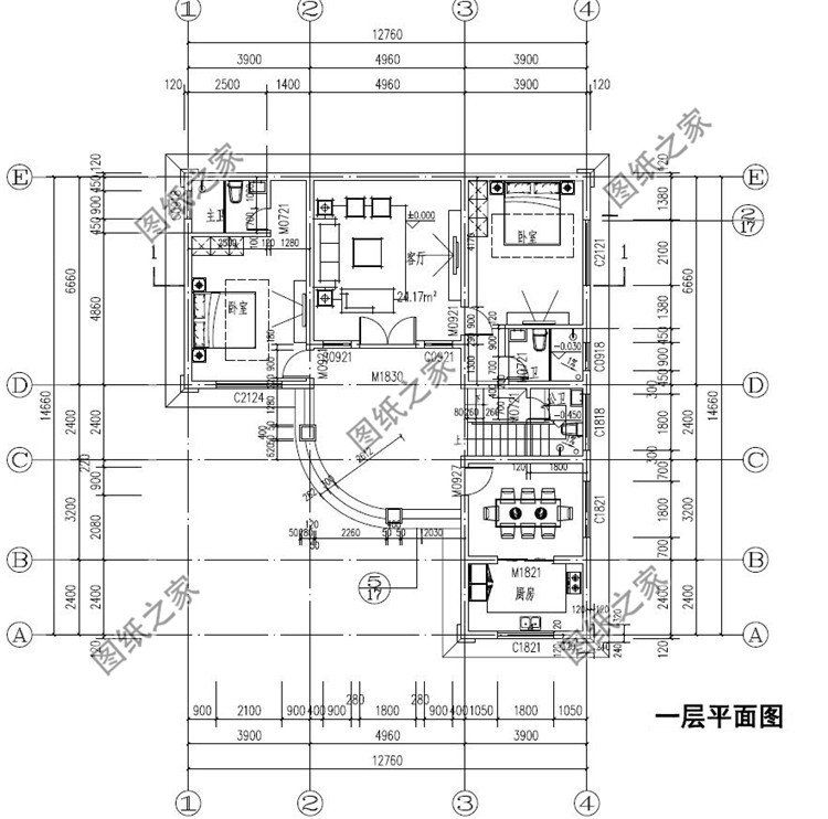 一层平面图