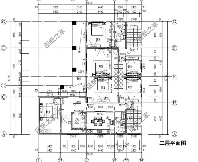 二层平面图