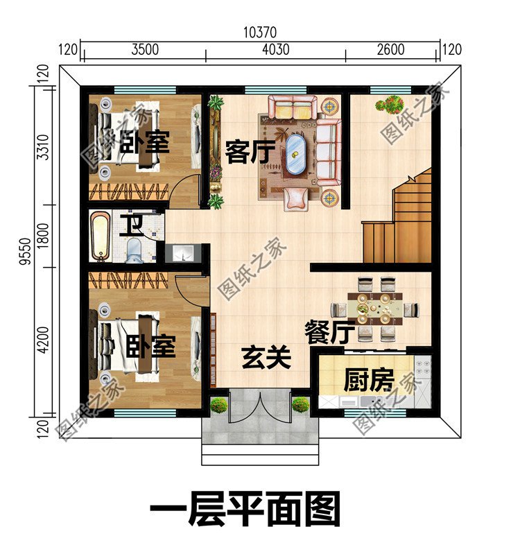 经典三层农村自建房