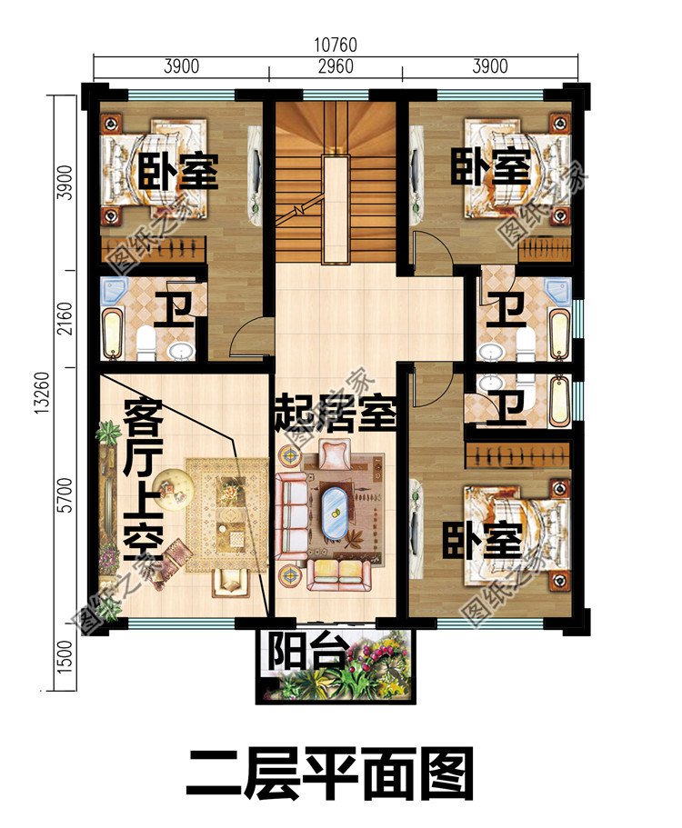 新农村自建三层楼房设计图纸