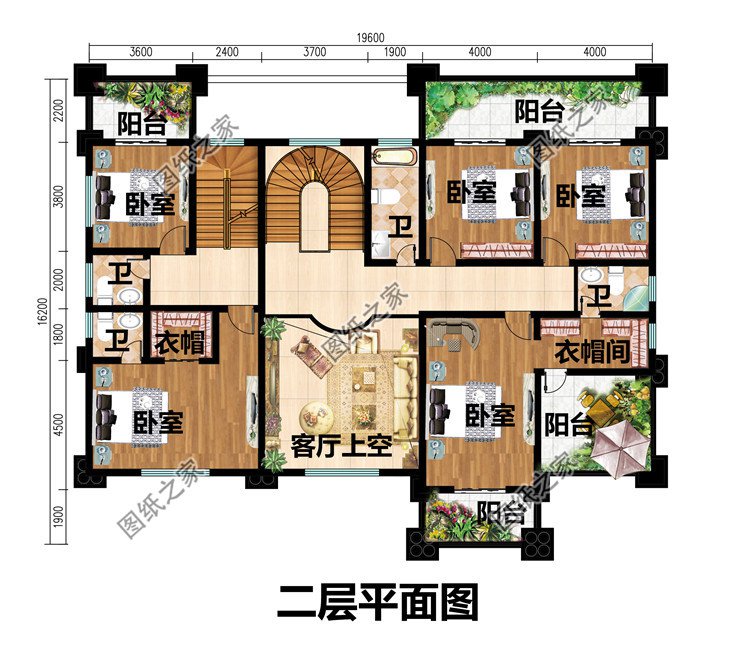 新款欧式高端三层别墅设计图