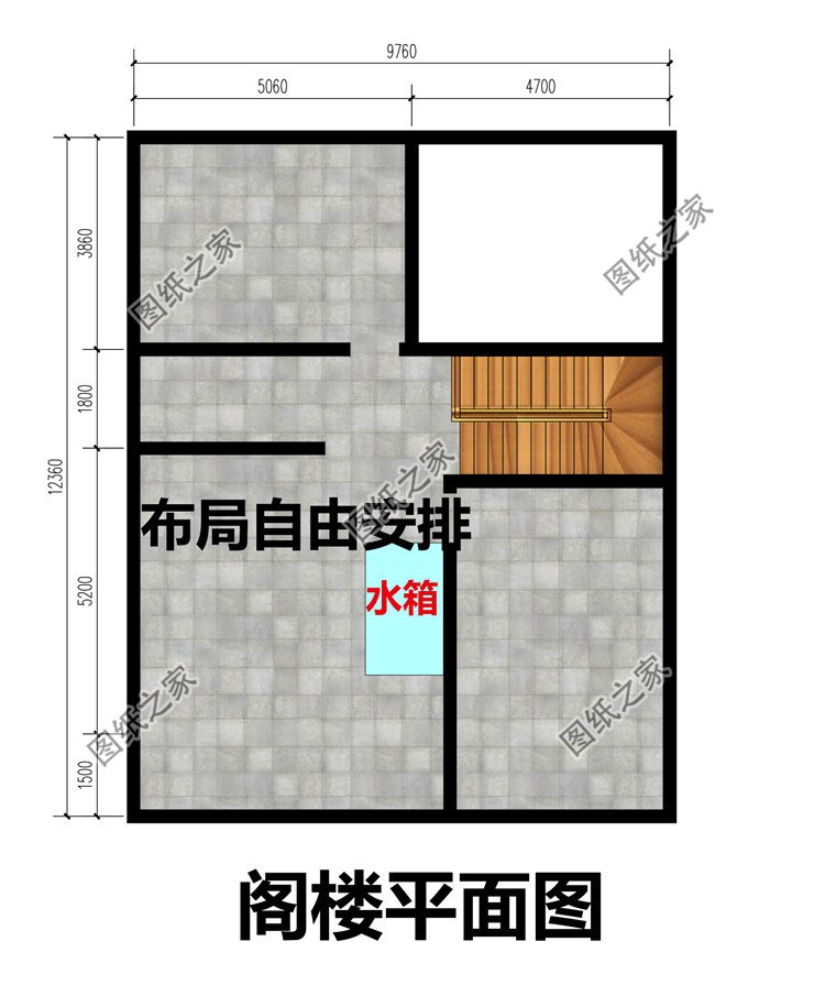 好看实用农村二层别墅设计图阁楼