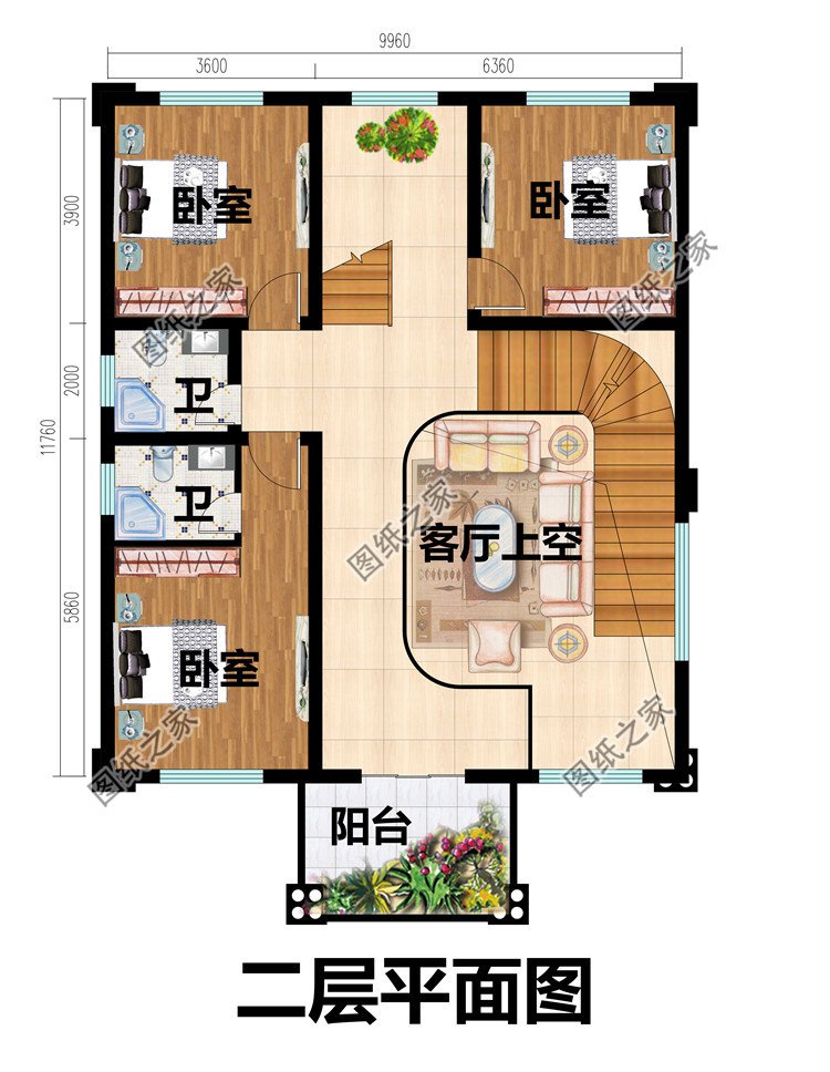 农村自建三层欧式别墅