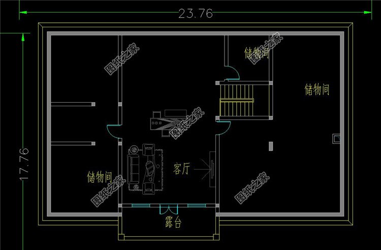 带架空层别墅设计方案布局3