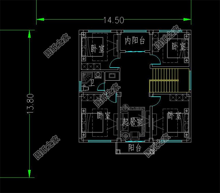 带架空层别墅设计方案布局3