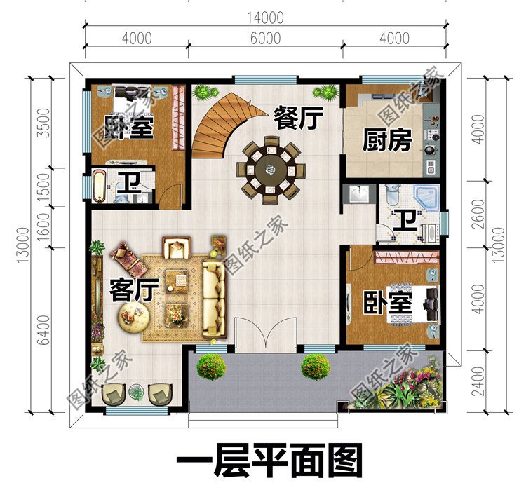 新款二层别墅设计图