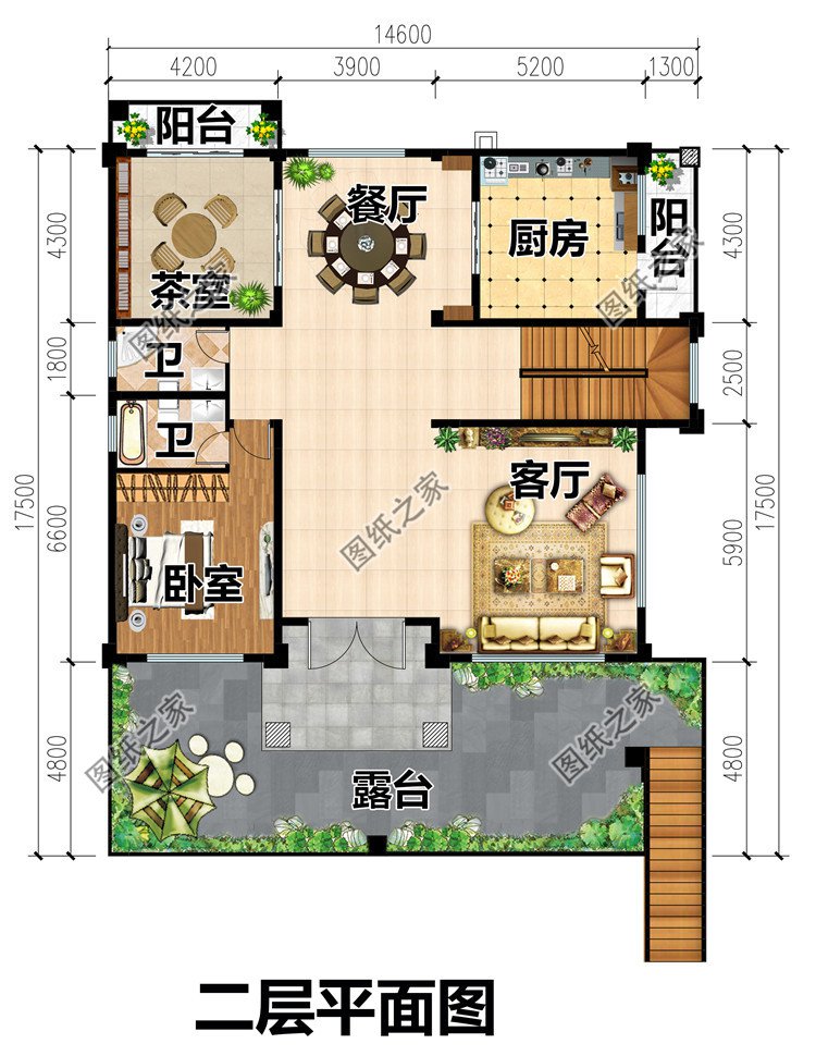 超气派农村四层别墅