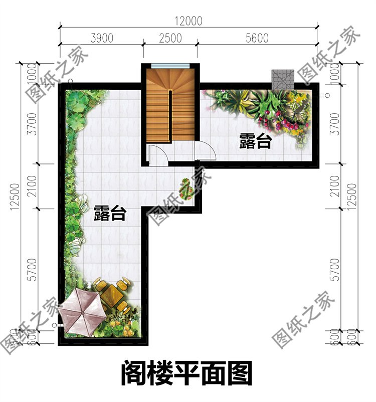 二层现代风别墅设计图