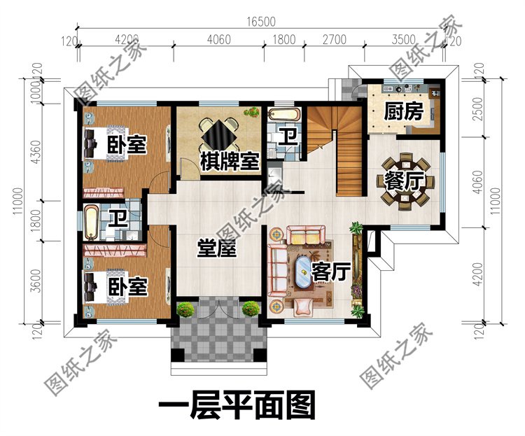 实用型二层别墅设计图