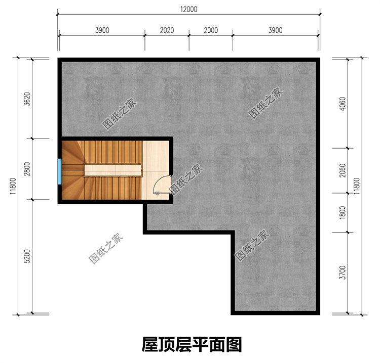 三层自建房别墅四层