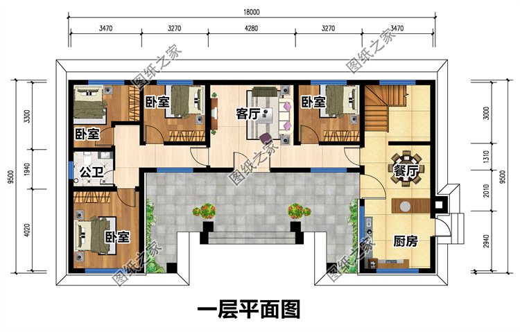 经典三合院别墅1