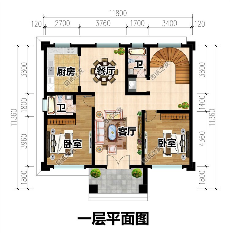 二层自建房子最新款设计图2