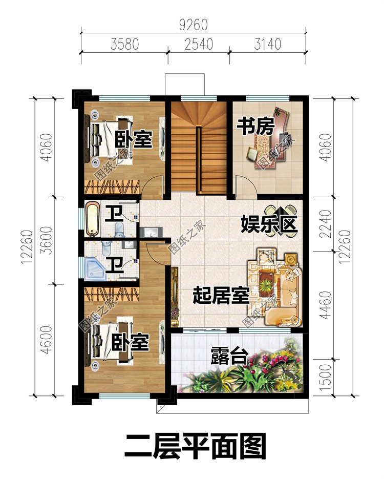 两间二层农村自建房3